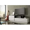 Cama TV cabinet SIGMA 3 180 white/white gloss + black