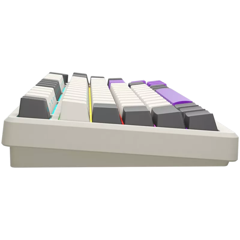 LORGAR KBP7075W, Wireless 75% Mechanical Gaming Keyboard Pro, Beige, EN layout