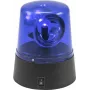 LED mini police light EUROLITE 50603660 blue — USB rechargeable, battery-powered, compact warning beacon