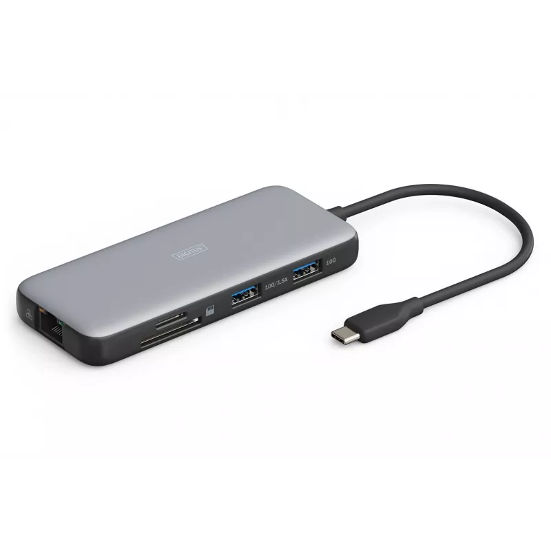 USB-C docking station Digitus DA-70915 8-port 100W Power Delivery