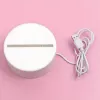 Night Lamp Extralink HOME 3D Optical Illusion 'Pierced Hearts' USB bedside lamp
