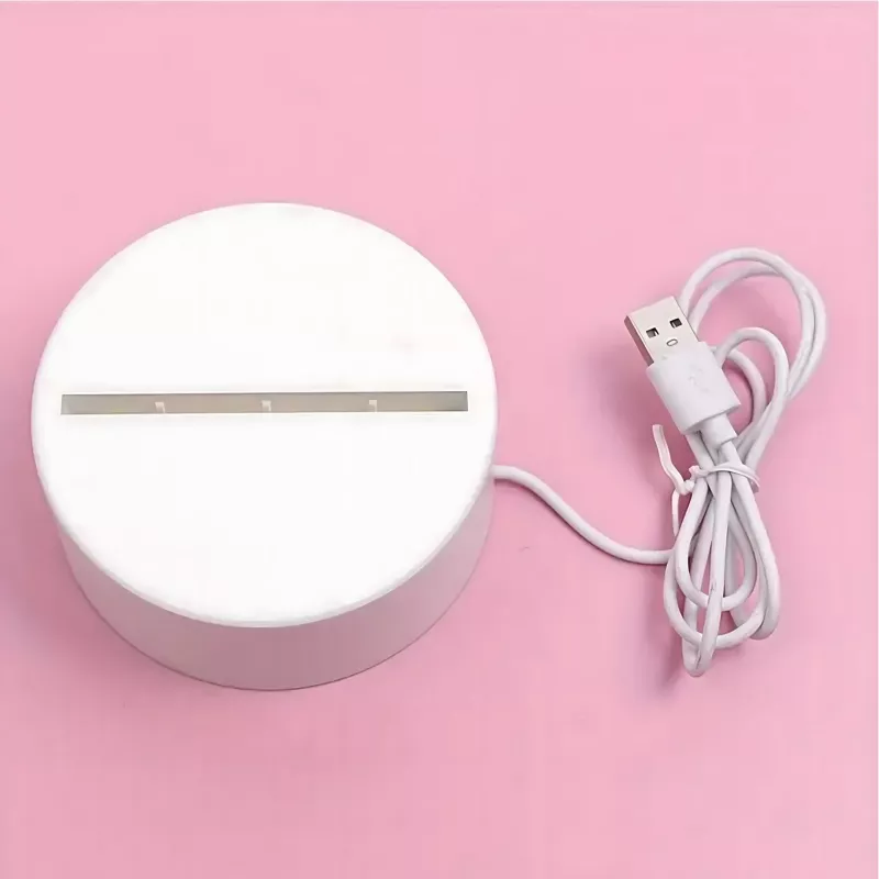 Night Lamp Extralink HOME 3D Optical Illusion 'Pierced Hearts' USB bedside lamp