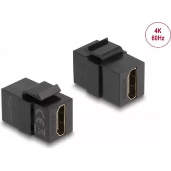 DeLOCK Keystone Module HDMI female to HDMI female black 87875