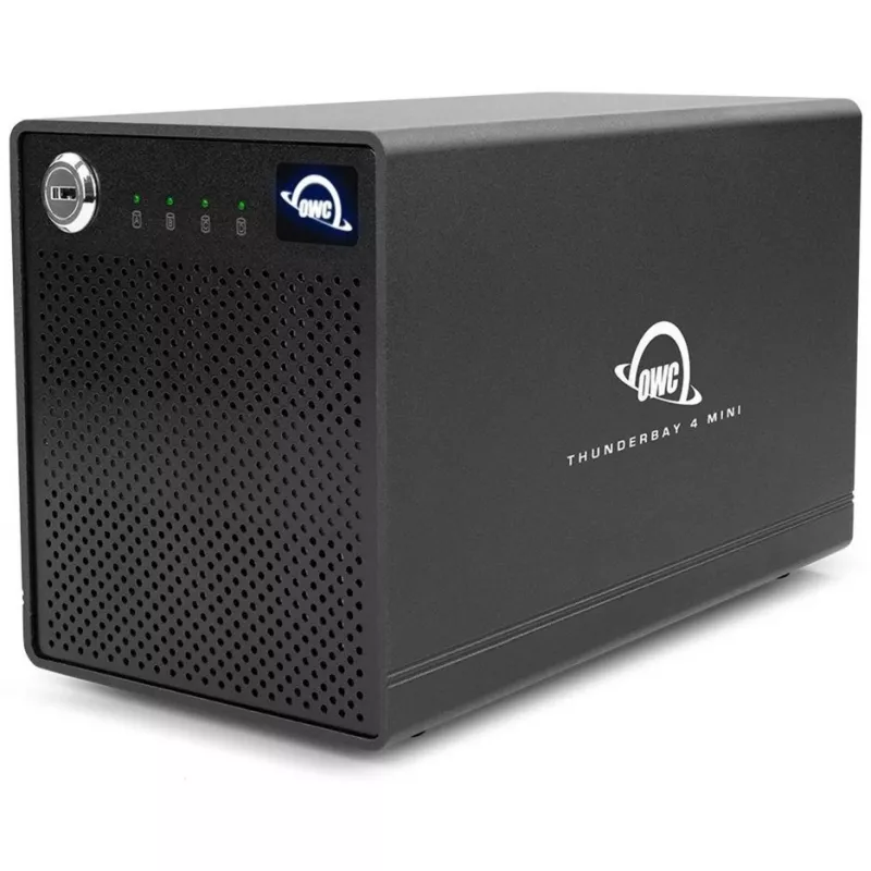 ThunderBay 4 mini, drive enclosure black, Professional Grade 4-Drive HDD/SSD Thunderbolt 3 Enclosure