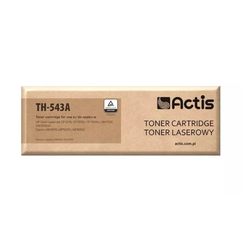 Actis TH-543A Toner (replacement for HP 125A CB543A, Canon CRG-716M; Standard; 1500 pages; magenta)