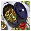 Cast iron cocotte Staub 4.25 L, 29 cm, blue