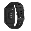 Silicone Strap FIXED for Huawei Watch Fit 2 — Black, replacement soft flexible band