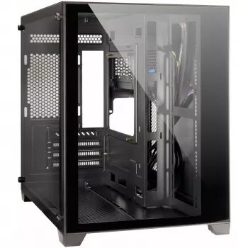 PC Case Inter-Tech C-501 Aspect Midi Tower Black