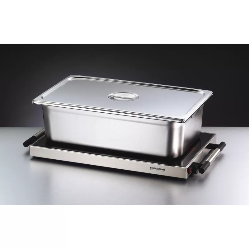Rommelsbacher WPR 305/E warming plate, stainless steel/black, 300 W