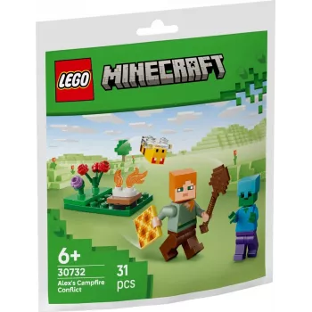 Bricks Minecraft 30732 Alexs Campfire Conflict