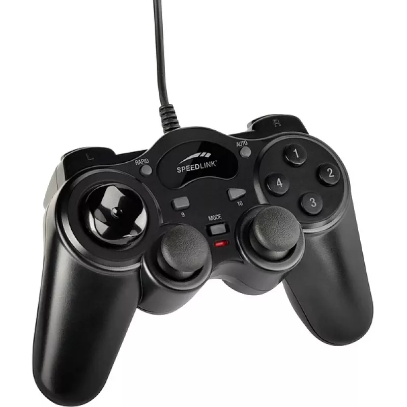 Speedlink THUNDERSTRIKE SL-6515-BK Gamepad for PC, Black