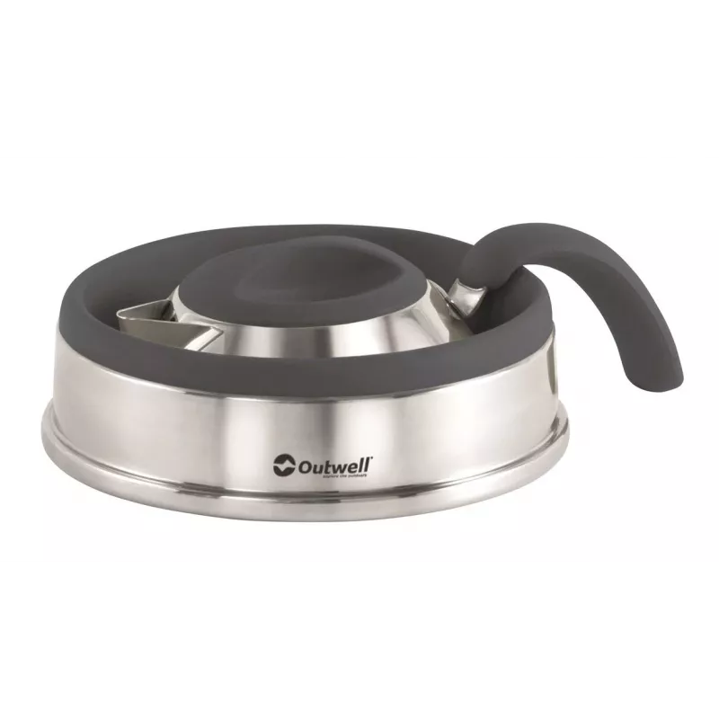 Kettle Outwell Collaps Kettle 1.5L Silicone Stainless Steel Navy Night - collapsible camping kettle