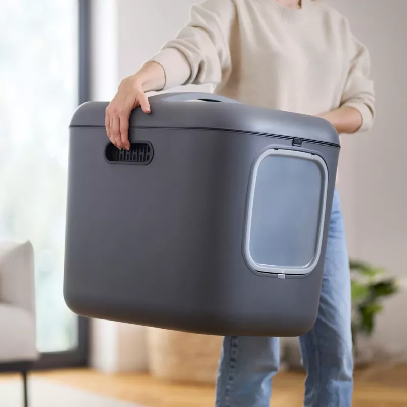 ROTHO White XL anthracite - cat litter box