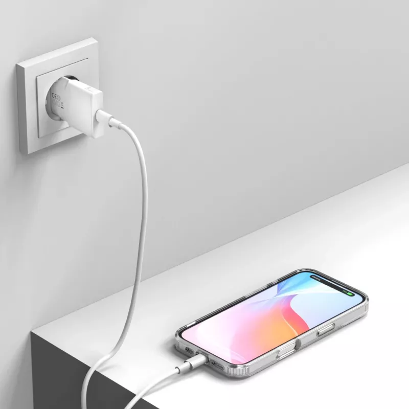 Indoor Charger 4smarts 541178 Transparent White Fast Charging USB Type-C
