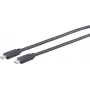 USB Cable S/CONN 13-28405 USB 2.0 4m USB C Black