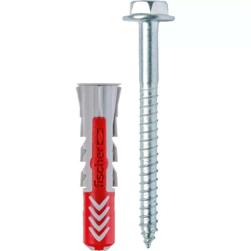 FISCHER DOWEL DUOPOWER 10x50 S 25pcs. WITH SCREW
