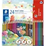 Colour pencils Staedtler Noris colour 18+6 set — model 187 C18P1, 24 pencils with assorted colours