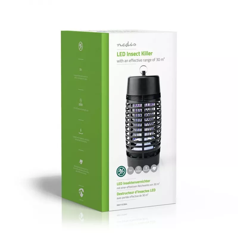 Nedis INKI112CBK4 insect killer/repeller Suitable for indoor use Suitable for outdoor use Black