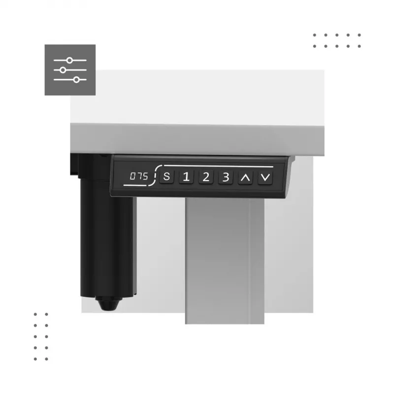 Electric desk MA-Leader 7.6 White