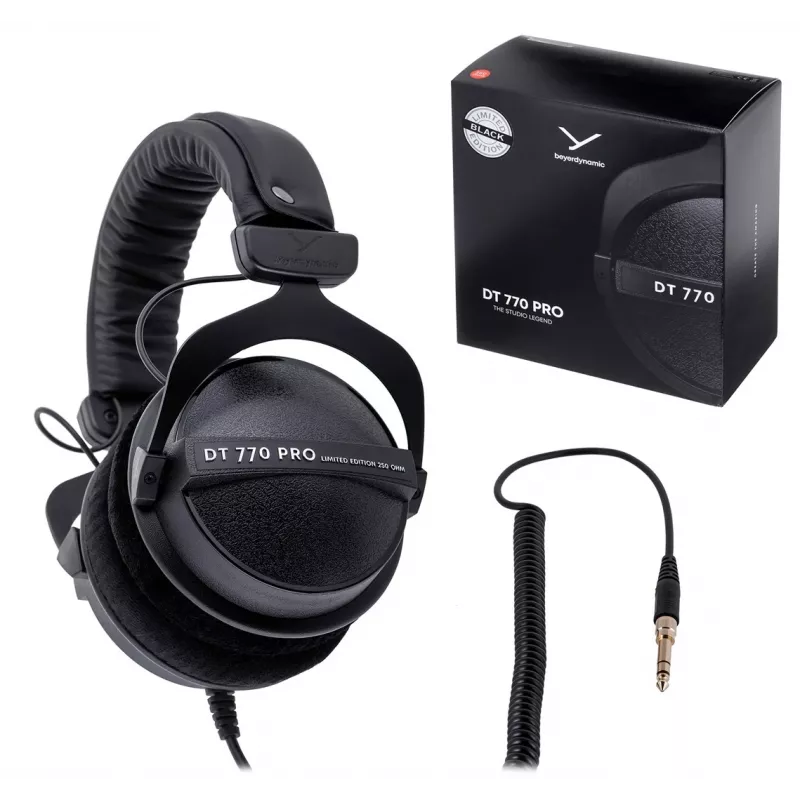 Headphones Beyerdynamic DT 770 PRO 250 OHM Black Limited Edition