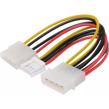 Power supply cable ShiverPeaks 13.30 cm model 78231-HQ for PC PSU connections