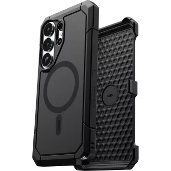 UAG Urban Armor Gear Bundle consisting of Trooper Case with Magnet Module & Holster | Samsung Galaxy S26 Ultra | opaque Black | 2145461BV01 (2145461BV