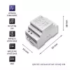 DIN rail power supply QOLTEC 24V 2.5A 60W gray