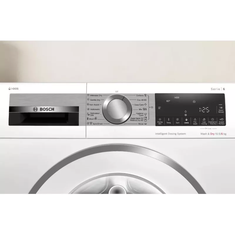 Bosch WNG254A9BY Washer Dryer 10.5 kg / 6 kg 1400 RPM White