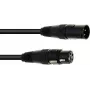 DMX cable EUROLITE XLR 3-pin 5 m, male–female, balanced digital lighting control cable