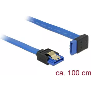 SATA cable DeLOCK 84999 1 m SATA 7-pin Black Blue