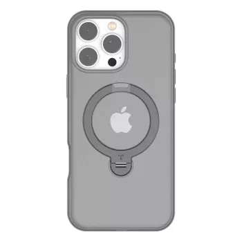 Phone case Torras UPRO OSTAND SPIN SERIES for iPhone 16 Pro Max, Titanium Grey