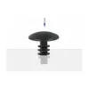 Fir tree clip DeLOCK 60188 black nylon 10 pieces