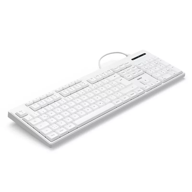 Wired keyboard Hama CK-200 USB White