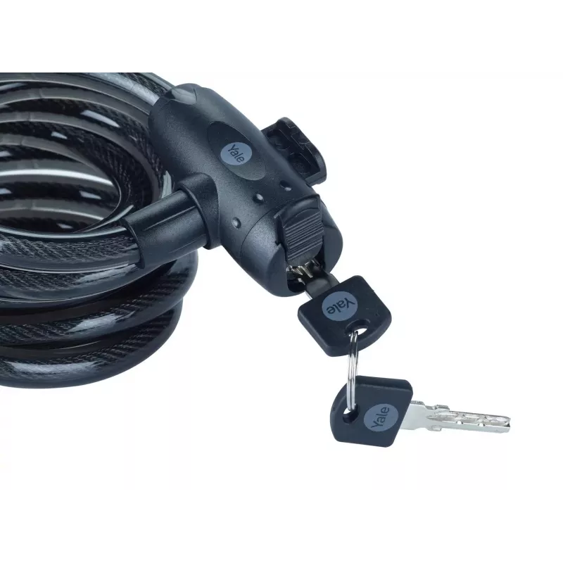 12 mm steel keyed bicycle cable - YCK0/12/200/2 Black
