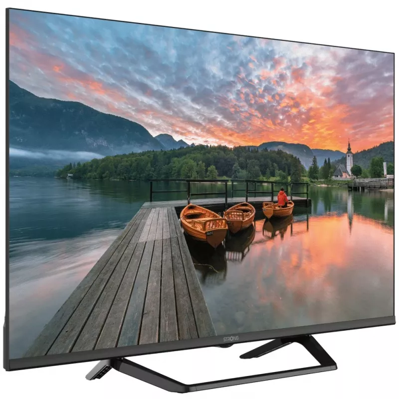 Strong SRT40FG6733C Smart TV - 1.920 x 1.080 Pixel 40 Zoll HDR10 DVB-S2 HD / DVB-C / DVB-T2 Google TV 3 HDMI-Eingänge [Energieklasse F] (SRT40FG6733C)