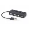 USB 2.0 interface hub Gembird UHB-U2P4-05 with 4 USB ports