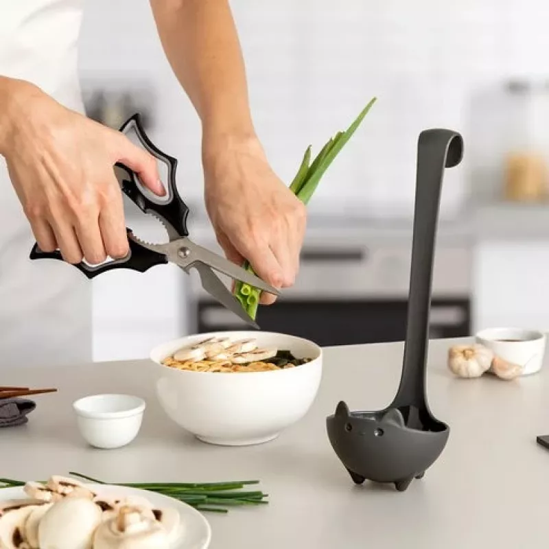 Ladle Ototo Design Katie Black Length 165.1mm Width 96.5mm Height 271.7mm