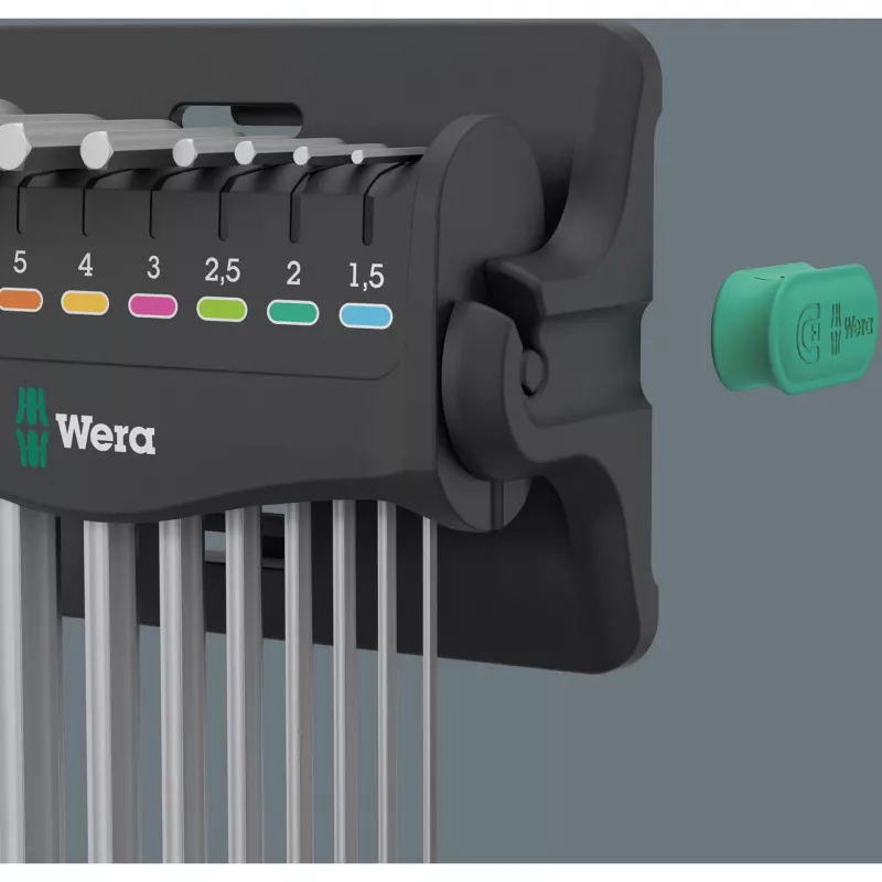Wera 05022102001 hex key L-shaped hex key set Metric 9 pc(s)