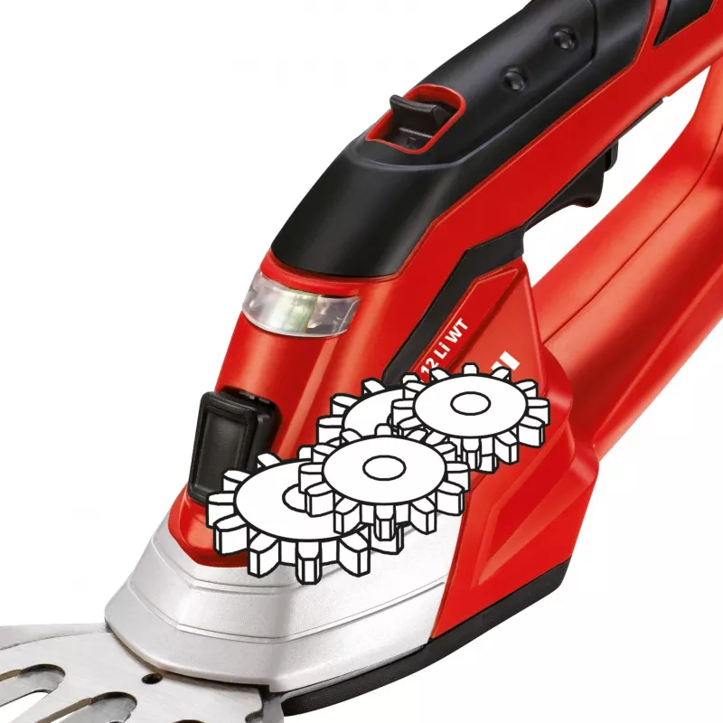 Einhell GE-CG 12 Li cordless grass shear 12 V Lithium-Ion (Li-Ion) Black, Red, Silver