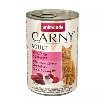Wet cat food animonda ANIMONDA Carny beef 400 g, grain-free, gluten- and sugar-free