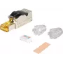 Network connector helos RJ-45 M shielded Cat 8.1 for high-speed Ethernet connections