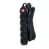 Esperanza ELK216K power extension 5 m 5 AC outlet(s) Indoor Black