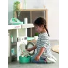Smoby 311050 toy kitchen with laundry area and accessories