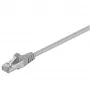 Network cable GOOBAY CAT 5e F/UTP patch cable RJ-45 to RJ-45 10 m Grey