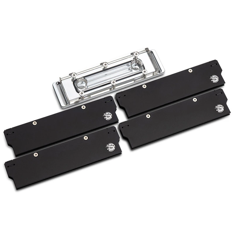 Bitspower Memory Cooler, DDR5, transparent, double-sided - 4 DIMMS