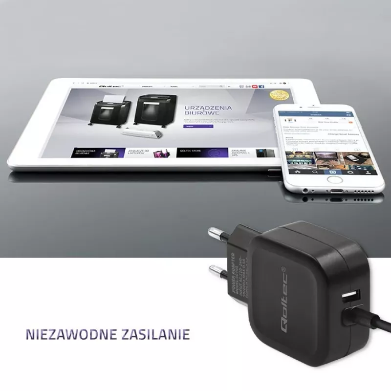 Qoltec 50190 Mobile Device Charger Mobile Phone. Tablet. Telephone. Un