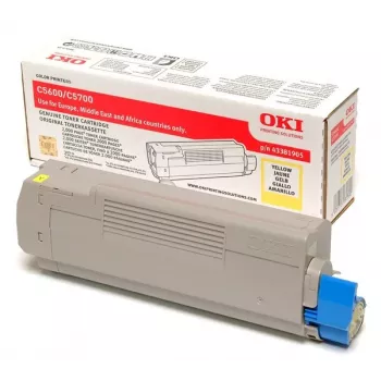 Toner OKI Toner 43381905 Yellow 43324405 10000 pages