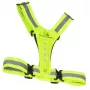 Safety LED reflector vest MACLEAN MCE425 — 360° visibility, adjustable size