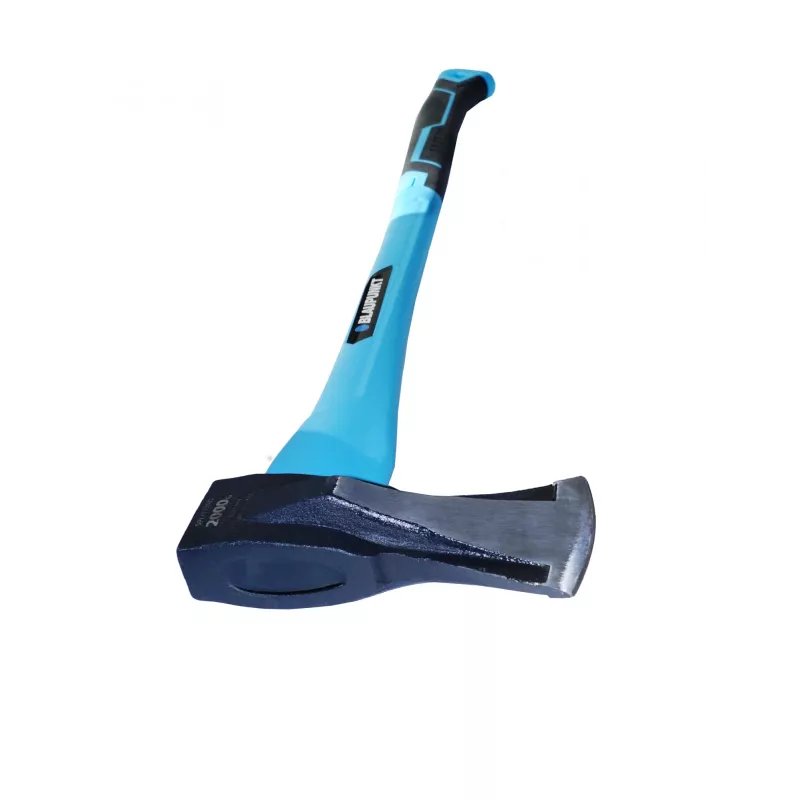 Blaupunkt AX2000 Splitting Axe, 2 kg Forged Steel Head, 800 mm Fibreglass Handle