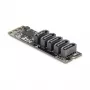 Internal SATA adapter DELOCK 64241 M.2 (Key B+M) to 5x SATA with JMicron JMB585, LED indicators, for PC